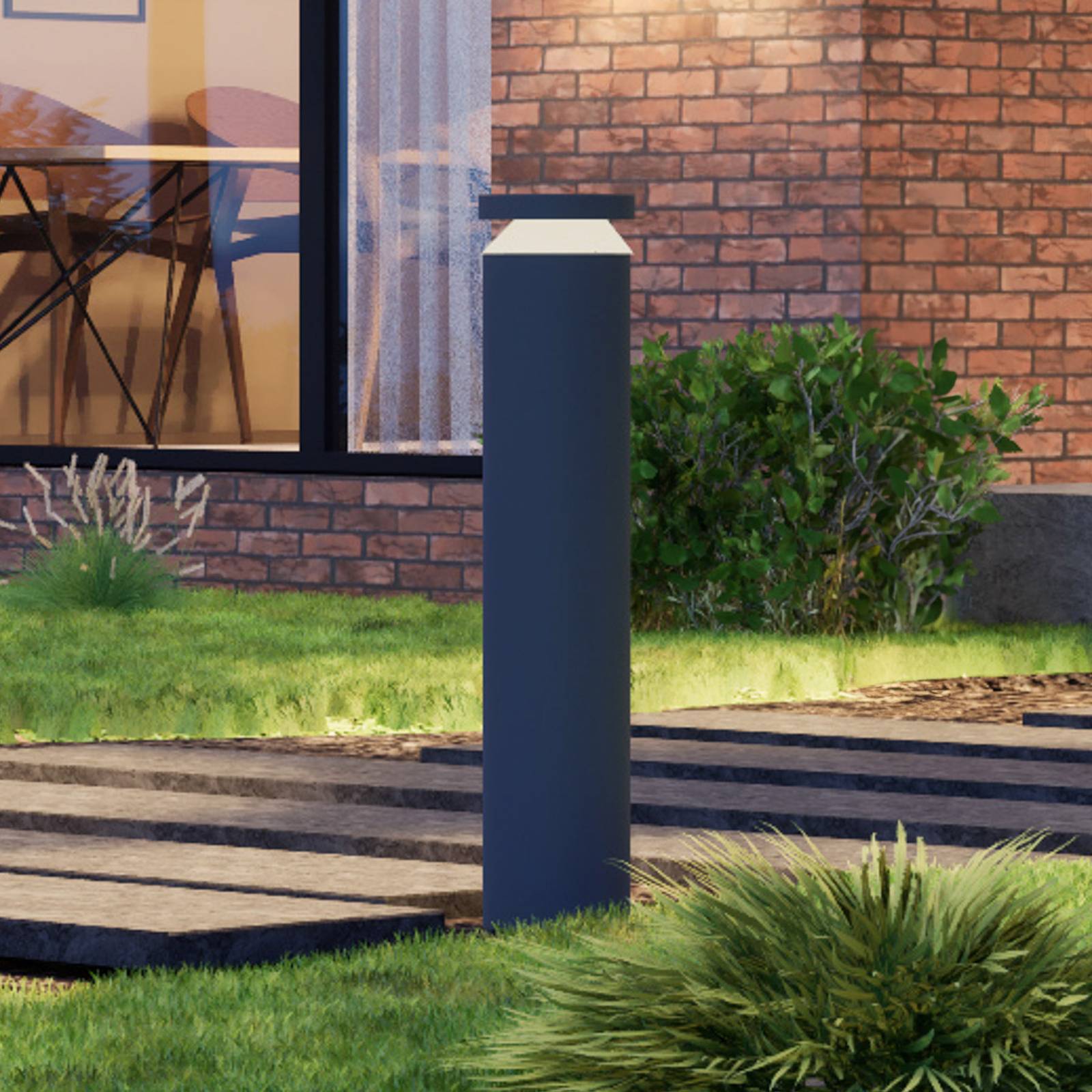 Molto Luce LED-Sockellampe Mona, Ø 18 cm, Alu, Höhe 85 cm Molto Luce LED-Sockellampe Mona, Ø 18 cm, Alu, Höhe 85 cm von Molto Luce