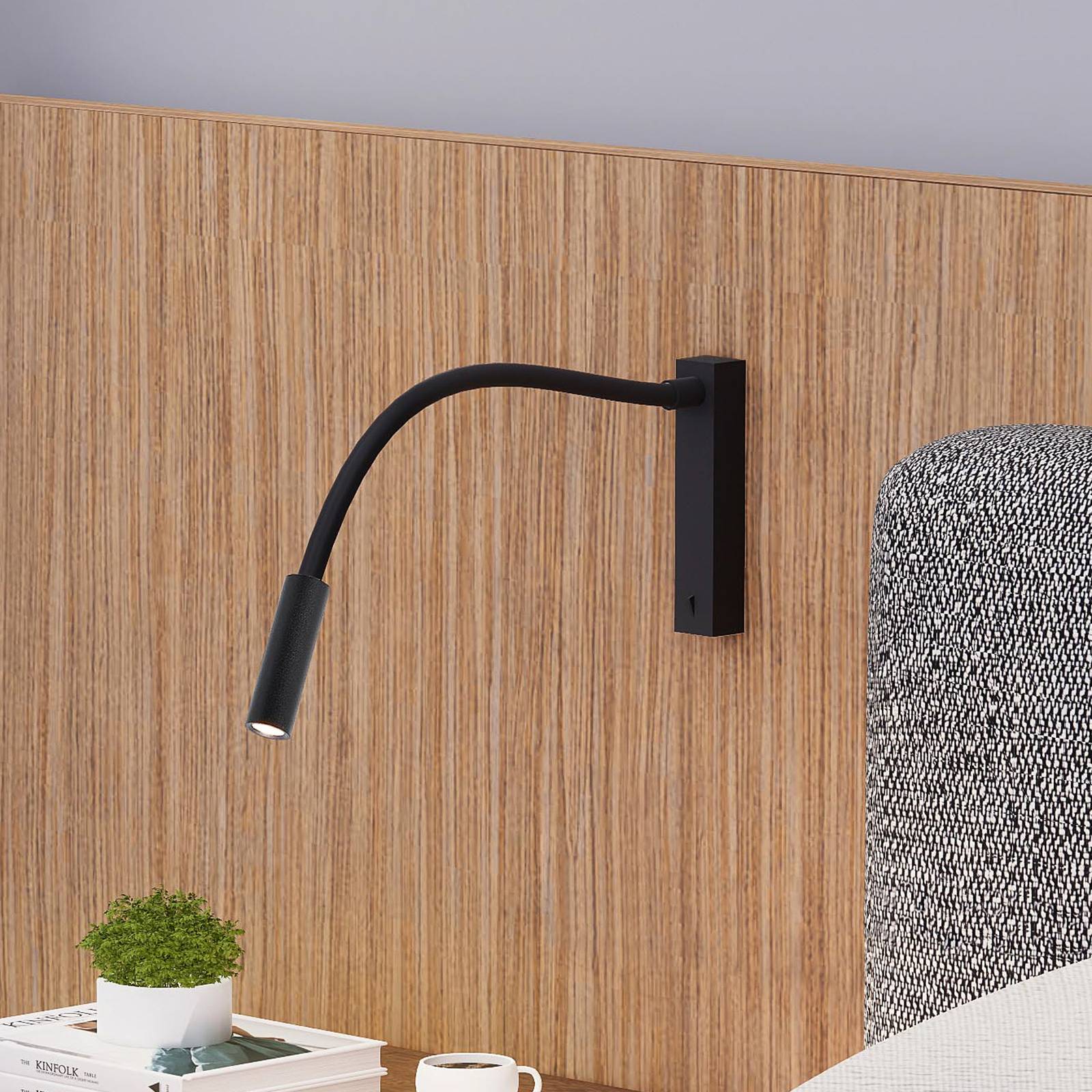 Molto Luce LED-Wandlampe Arok, schwarz, Alu, Ausladung 49 cm Molto Luce LED-Wandlampe Arok, schwarz, Alu, Ausladung 49 cm von Molto Luce