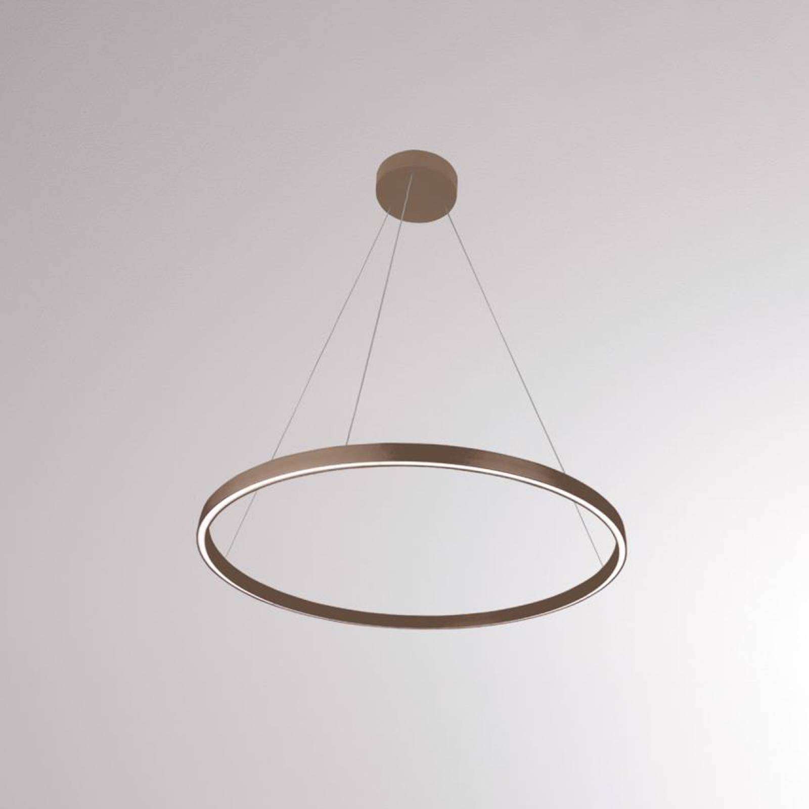 Perfora M LED-Pendellampe Ø 60 cm terra Perfora M LED-Pendellampe Ø 60 cm terra von Molto Luce
