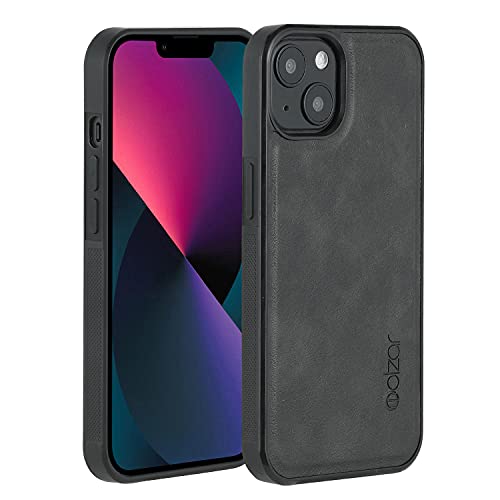 molzar GripBig Serie für iPhone 13 Hülle, integrierte Metallplatte für magnetische Halterung, funktioniert mit Qi-zertifizierten Ladegeräten, kompatibel mit iPhone 13, Schwarz/Schwarz molzar GripBig Serie für iPhone 13 Hülle, integrierte Metallplatte für magnetische Halterung, funktioniert mit Qi-zertifizierten Ladegeräten, kompatibel mit iPhone 13, Schwarz/Schwarz von Molzar