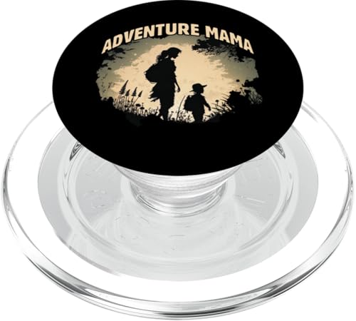 Abenteuer Mama Muttertag Familie Liebe Frauen PopSockets PopGrip für MagSafe Abenteuer Mama Muttertag Familie Liebe Frauen PopSockets PopGrip für MagSafe von Mom Awesome Present Tee Design Idea