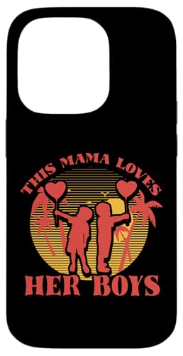 Diese Mama liebt ihre Jungen Muttertag Familie Liebe Frauen Hülle für iPhone 14 Pro Diese Mama liebt ihre Jungen Muttertag Familie Liebe Frauen Hülle für iPhone 14 Pro von Mom Awesome Present Tee Design Idea