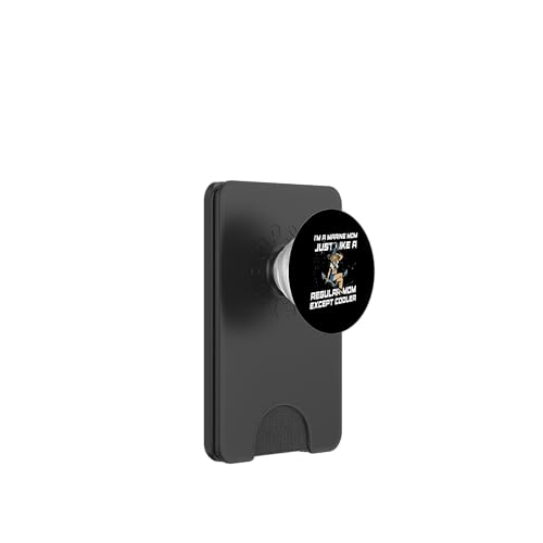 Ich bin eine Marine Mom, genau wie eine normale Mutter, außer Cooler PopSockets PopWallet für MagSafe Ich bin eine Marine Mom, genau wie eine normale Mutter, außer Cooler PopSockets PopWallet für MagSafe von Mom Awesome Present Tee Design Idea