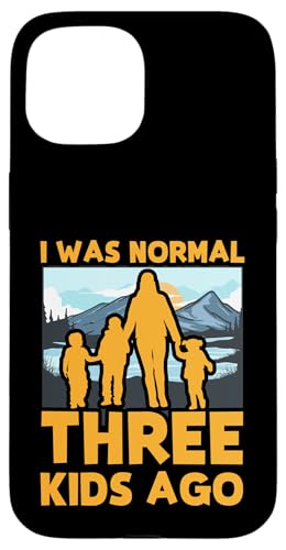 Ich war normal vor 3 Kindern Muttertag Familie Liebe Frauen Hülle für iPhone 15 Ich war normal vor 3 Kindern Muttertag Familie Liebe Frauen Hülle für iPhone 15 von Mom Awesome Present Tee Design Idea