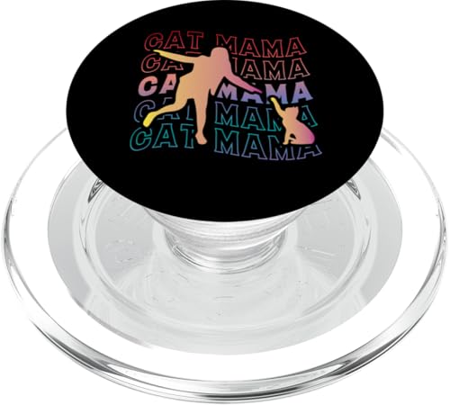 Katze Mama Muttertag Familie Liebe Frauen PopSockets PopGrip für MagSafe Katze Mama Muttertag Familie Liebe Frauen PopSockets PopGrip für MagSafe von Mom Awesome Present Tee Design Idea