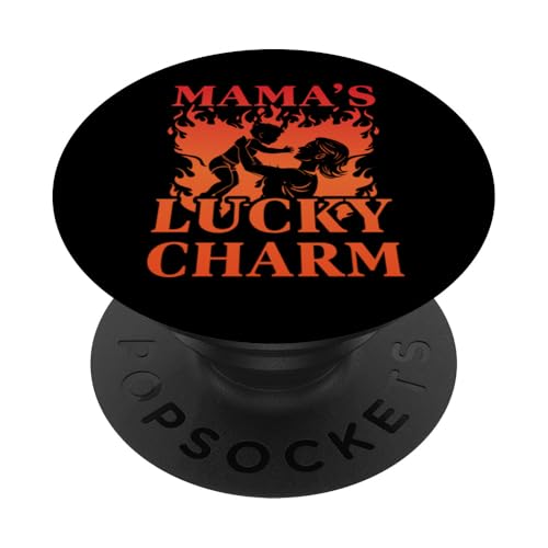 Mamas Glücksbringer Muttertag Familie Liebe Frauen PopSockets Klebender PopGrip von Mom Awesome Present Tee Design Idea