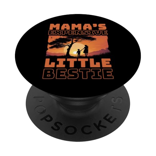 Mamas teure kleine Bestie Muttertag Familienliebe PopSockets Klebender PopGrip von Mom Awesome Present Tee Design Idea