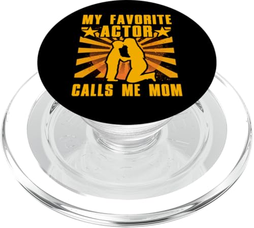Mein Lieblingsschauspieler nennt mich Mama Muttertag, Familie, Liebe PopSockets PopGrip für MagSafe Mein Lieblingsschauspieler nennt mich Mama Muttertag, Familie, Liebe PopSockets PopGrip für MagSafe von Mom Awesome Present Tee Design Idea
