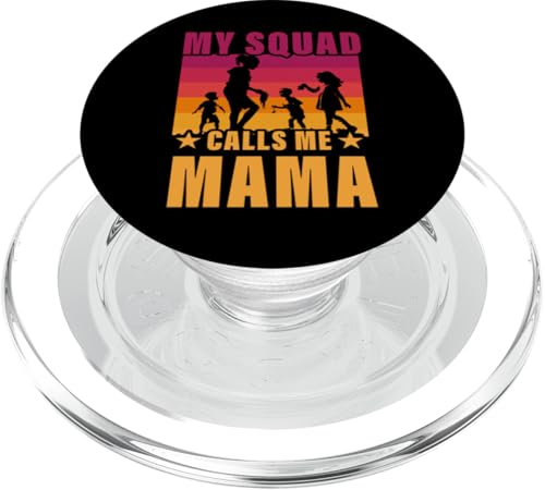 Mein Team nennt mich Mama Muttertag Family Love Women PopSockets PopGrip für MagSafe Mein Team nennt mich Mama Muttertag Family Love Women PopSockets PopGrip für MagSafe von Mom Awesome Present Tee Design Idea