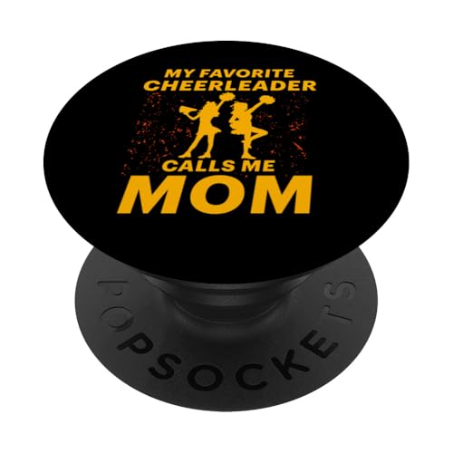 Meine Lieblings-Cheerleaderin nennt mich Mama Muttertagsfamilie PopSockets Klebender PopGrip von Mom Awesome Present Tee Design Idea