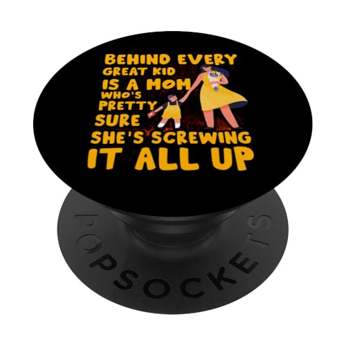 Muttertag Familie Liebe Frauen PopSockets Klebender PopGrip von Mom Awesome Present Tee Design Idea