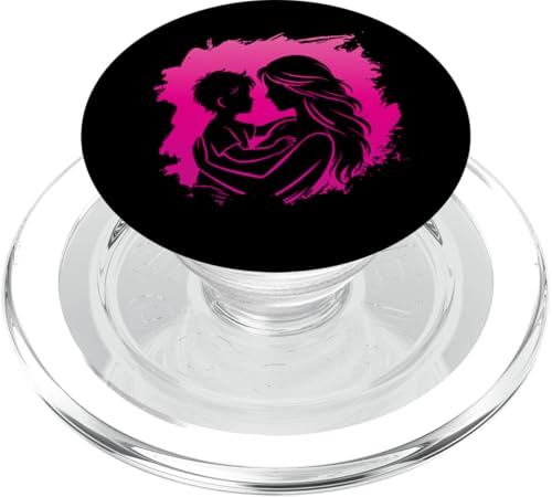 Muttertag Familie Liebe Frauen PopSockets PopGrip für MagSafe Muttertag Familie Liebe Frauen PopSockets PopGrip für MagSafe von Mom Awesome Present Tee Design Idea