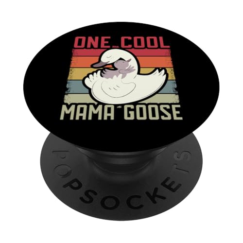 One Cool Mama Goose Muttertag Familie Liebe Frauen PopSockets Klebender PopGrip von Mom Awesome Present Tee Design Idea