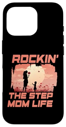 Rockin' the Step Mama Life Muttertag Familie Liebe Frauen Hülle für iPhone 16 Pro Rockin' the Step Mama Life Muttertag Familie Liebe Frauen Hülle für iPhone 16 Pro von Mom Awesome Present Tee Design Idea