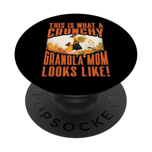 So sieht eine knusprige Müsli-Mama aus PopSockets Klebender PopGrip von Mom Awesome Present Tee Design Idea