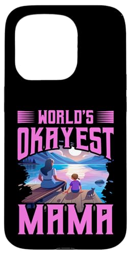 World's Okayest Mama Muttertag Familie Liebe Frauen Hülle für iPhone 15 Pro World's Okayest Mama Muttertag Familie Liebe Frauen Hülle für iPhone 15 Pro von Mom Awesome Present Tee Design Idea