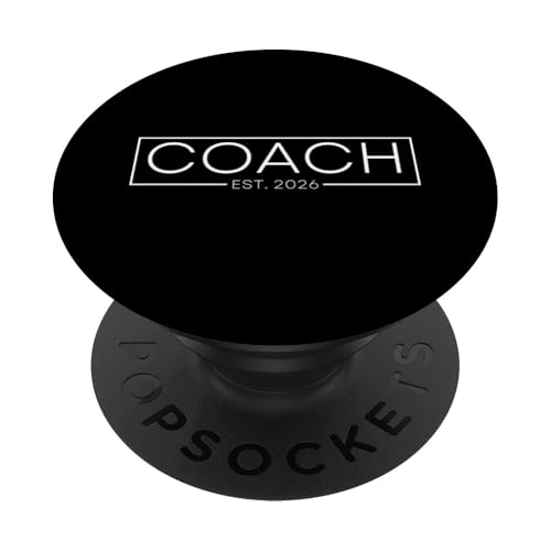 Coach Est. 2026 Expect Baby 2026, Vater 2026 Neuer Coach 2026 PopSockets Klebender PopGrip von Mom Dad established Matching Outfit 2026