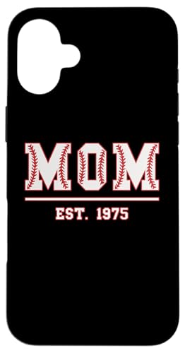 Baseball Mama Est. 1975 Muttertag Mutter Geburtstag Vintage Hülle für iPhone 16 Plus von Mom Est. 1975 Baseball Softball Mother's Day Retro