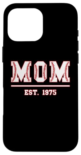 Baseball Mama Est. 1975 Muttertag Mutter Geburtstag Vintage Hülle für iPhone 16 Pro Max Baseball Mama Est. 1975 Muttertag Mutter Geburtstag Vintage Hülle für iPhone 16 Pro Max von Mom Est. 1975 Baseball Softball Mother's Day Retro
