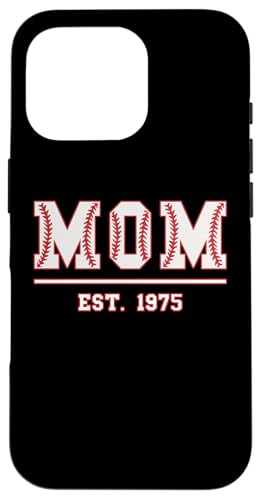 Baseball Mama Est. 1975 Muttertag Mutter Geburtstag Vintage Hülle für iPhone 16 Pro von Mom Est. 1975 Baseball Softball Mother's Day Retro