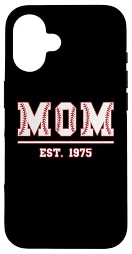 Baseball Mama Est. 1975 Muttertag Mutter Geburtstag Vintage Hülle für iPhone 16 Baseball Mama Est. 1975 Muttertag Mutter Geburtstag Vintage Hülle für iPhone 16 von Mom Est. 1975 Baseball Softball Mother's Day Retro