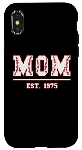 Baseball Mama Est. 1975 Muttertag Mutter Geburtstag Vintage Hülle für iPhone X/XS Baseball Mama Est. 1975 Muttertag Mutter Geburtstag Vintage Hülle für iPhone X/XS von Mom Est. 1975 Baseball Softball Mother's Day Retro