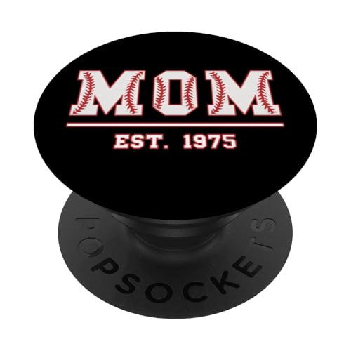 Baseball Mama Est. 1975 Muttertag Mutter Geburtstag Vintage PopSockets Klebender PopGrip Baseball Mama Est. 1975 Muttertag Mutter Geburtstag Vintage PopSockets Klebender PopGrip von Mom Est. 1975 Baseball Softball Mother's Day Retro