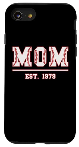 Baseball Mama Est. 1979 Muttertag Mutter Geburtstag Vintage Hülle für iPhone SE (2020) / 7 / 8 von Mom Est. 1979 Baseball Softball Mother's Day Retro