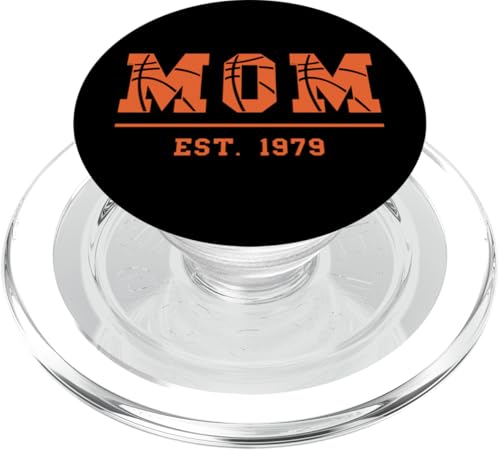 Basketball Mama Est 1979 Muttertag Mutter Geburtstag Vintage PopSockets PopGrip für MagSafe von Mom Est. 1979 Basketball Mother's Day Retro