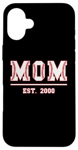 Baseball Mama Est. 2000 Muttertag Mutter Geburtstag Vintage Hülle für iPhone 16 Plus Baseball Mama Est. 2000 Muttertag Mutter Geburtstag Vintage Hülle für iPhone 16 Plus von Mom Est. 2000 Baseball Softball Mother's Day Retro