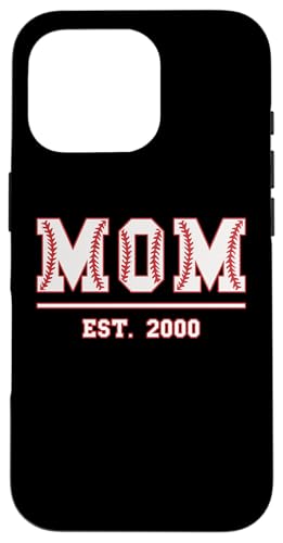 Baseball Mama Est. 2000 Muttertag Mutter Geburtstag Vintage Hülle für iPhone 16 Pro von Mom Est. 2000 Baseball Softball Mother's Day Retro