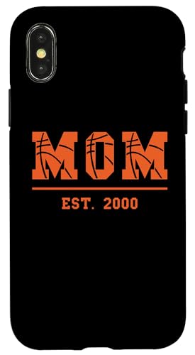 Basketball Mama Est 2000 Muttertag Mutter Geburtstag Vintage Hülle für iPhone X/XS Basketball Mama Est 2000 Muttertag Mutter Geburtstag Vintage Hülle für iPhone X/XS von Mom Est. 2000 Basketball Mother's Day Retro