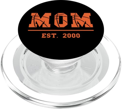 Basketball Mama Est 2000 Muttertag Mutter Geburtstag Vintage PopSockets PopGrip für MagSafe Basketball Mama Est 2000 Muttertag Mutter Geburtstag Vintage PopSockets PopGrip für MagSafe von Mom Est. 2000 Basketball Mother's Day Retro