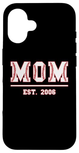 Baseball Mama Est. 2006 Muttertag Mutter Geburtstag Vintage Hülle für iPhone 16 Baseball Mama Est. 2006 Muttertag Mutter Geburtstag Vintage Hülle für iPhone 16 von Mom Est. 2006 Baseball Softball Mother's Day Retro