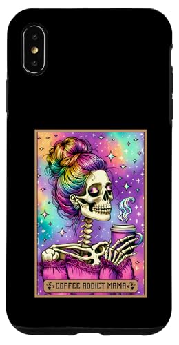 Coffee Mama Tarotkarte Mama Messy Bun Coffee Addict Lover Mom Hülle für iPhone XS Max von Mom Tees NYC