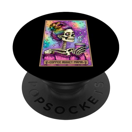 Coffee Mama Tarotkarte Mama Messy Bun Coffee Addict Lover Mom PopSockets Klebender PopGrip Coffee Mama Tarotkarte Mama Messy Bun Coffee Addict Lover Mom PopSockets Klebender PopGrip von Mom Tees NYC
