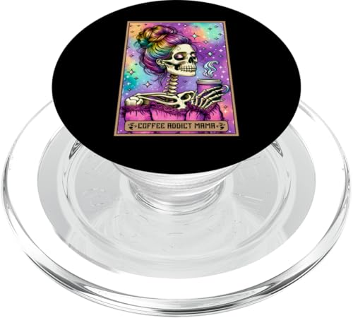 Coffee Mama Tarotkarte Mama Messy Bun Coffee Addict Lover Mom PopSockets PopGrip für MagSafe Coffee Mama Tarotkarte Mama Messy Bun Coffee Addict Lover Mom PopSockets PopGrip für MagSafe von Mom Tees NYC
