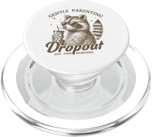 Lustige, sanfte Elternschaft, Mutter, Muttertag, Mama, Retro-Waschbär PopSockets PopGrip für MagSafe Lustige, sanfte Elternschaft, Mutter, Muttertag, Mama, Retro-Waschbär PopSockets PopGrip für MagSafe von Mom Tees NYC