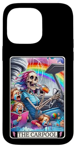 Lustige Tarotkarte mit Carpool Mama Mama Mutter Carpool Hülle für iPhone 14 Pro Max von Mom Tees NYC