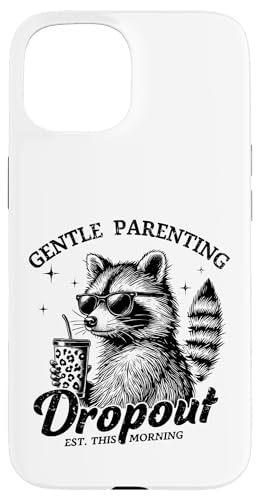 Lustiger Muttertag Mama Retro Waschbär Gentle Parenting Mom Hülle für iPhone 15 Lustiger Muttertag Mama Retro Waschbär Gentle Parenting Mom Hülle für iPhone 15 von Mom Tees NYC