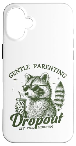 Lustiger Waschbär Muttertag Mama Retro Gentle Parenting Mom Hülle für iPhone 16 Plus Lustiger Waschbär Muttertag Mama Retro Gentle Parenting Mom Hülle für iPhone 16 Plus von Mom Tees NYC