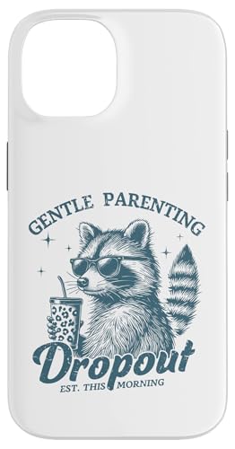 Retro Waschbär Gentle Parenting Mom Funny Mothers Day Mama Hülle für iPhone 14 von Mom Tees NYC