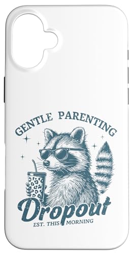 Retro Waschbär Gentle Parenting Mom Funny Mothers Day Mama Hülle für iPhone 16 Plus Retro Waschbär Gentle Parenting Mom Funny Mothers Day Mama Hülle für iPhone 16 Plus von Mom Tees NYC