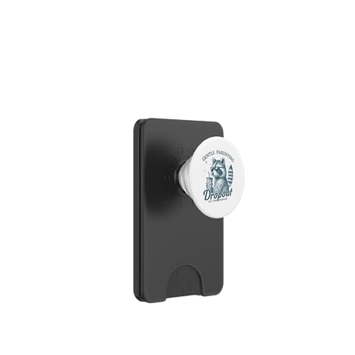 Retro Waschbär Gentle Parenting Mom Funny Mothers Day Mama PopSockets PopWallet für MagSafe Retro Waschbär Gentle Parenting Mom Funny Mothers Day Mama PopSockets PopWallet für MagSafe von Mom Tees NYC