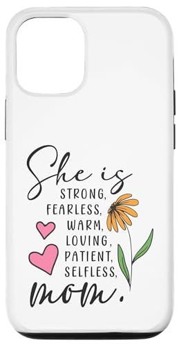 Sie ist Mama Muttertag Furchtlose Patientin Liebende selbstlose Mutter Hülle für iPhone 12/12 Pro von Mom Tees NYC