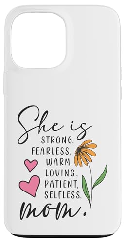Sie ist Mama Muttertag Furchtlose Patientin Liebende selbstlose Mutter Hülle für iPhone 13 Pro Max Sie ist Mama Muttertag Furchtlose Patientin Liebende selbstlose Mutter Hülle für iPhone 13 Pro Max von Mom Tees NYC
