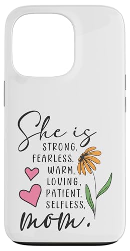 Sie ist Mama Muttertag Furchtlose Patientin Liebende selbstlose Mutter Hülle für iPhone 13 Pro Sie ist Mama Muttertag Furchtlose Patientin Liebende selbstlose Mutter Hülle für iPhone 13 Pro von Mom Tees NYC