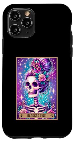 Tarotkarte für Mütter mit Aufschrift "Blessed Mom Mama" Messy Bun Loved Mommy Mum Mother Hülle für iPhone 11 Pro Tarotkarte für Mütter mit Aufschrift "Blessed Mom Mama" Messy Bun Loved Mommy Mum Mother Hülle für iPhone 11 Pro von Mom Tees NYC