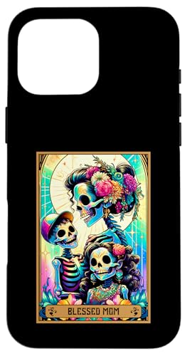 Tarotkarte für Mütter mit Aufschrift "Blessed Mom Mama" Messy Bun Loved Mommy Mum Mother Hülle für iPhone 16 Pro Max Tarotkarte für Mütter mit Aufschrift "Blessed Mom Mama" Messy Bun Loved Mommy Mum Mother Hülle für iPhone 16 Pro Max von Mom Tees NYC