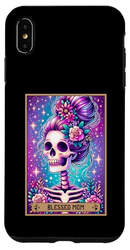 Tarotkarte für Mütter mit Aufschrift "Blessed Mom Mama" Messy Bun Loved Mommy Mum Mother Hülle für iPhone XS Max Tarotkarte für Mütter mit Aufschrift "Blessed Mom Mama" Messy Bun Loved Mommy Mum Mother Hülle für iPhone XS Max von Mom Tees NYC